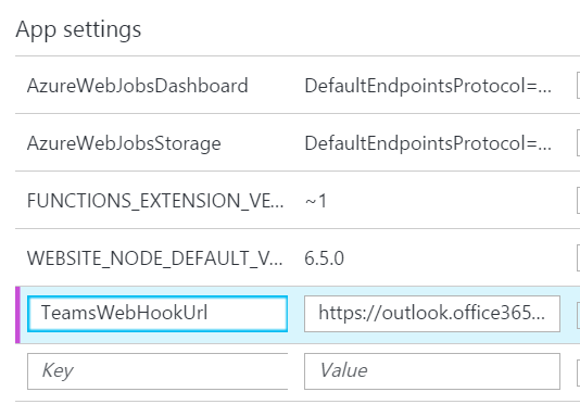 Using Azure Functions as glue between Octopus deploy and Microsoft Teams Channel